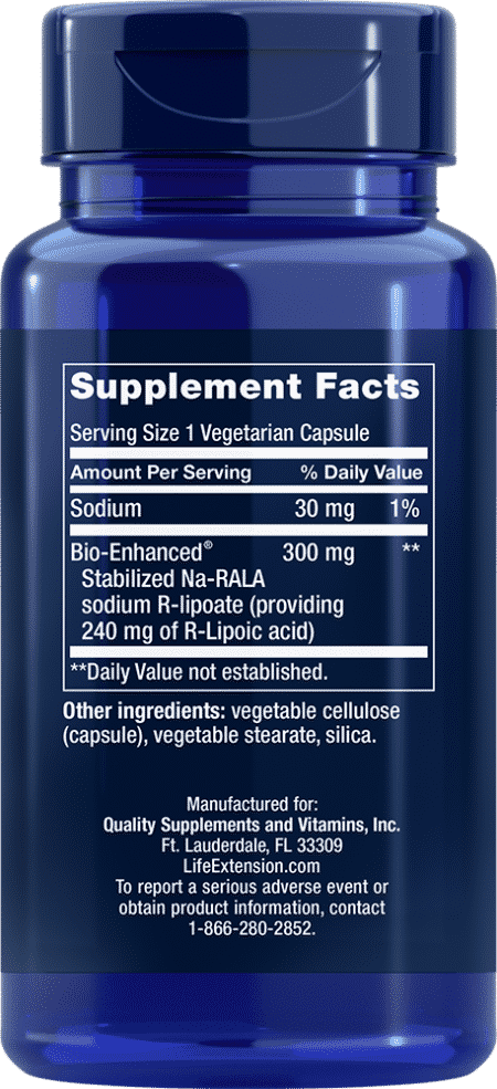 Super R-Lipoic Acid, 240 mg, 60 VeggieC 2