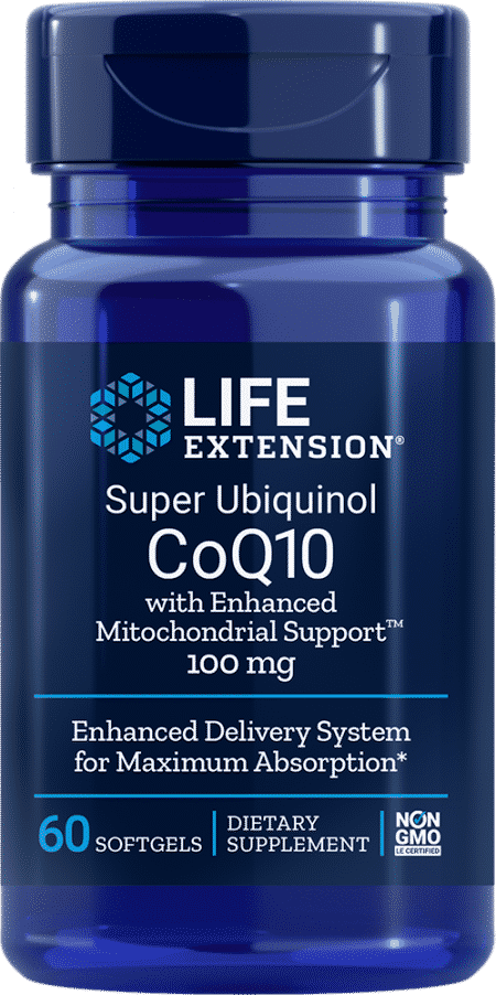 Super Ubiquinol CoQ10 w/ Enh Mito Sup, 100mg, 60 S 1