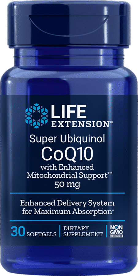 Super Ubiquinol CoQ10 w/ Enh Mito Sup, 50mg, 30 S 1