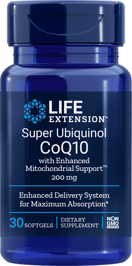 Super Ubiquinol CoQ10 w/ Enh Mito Sup, 200mg, 30 S 1