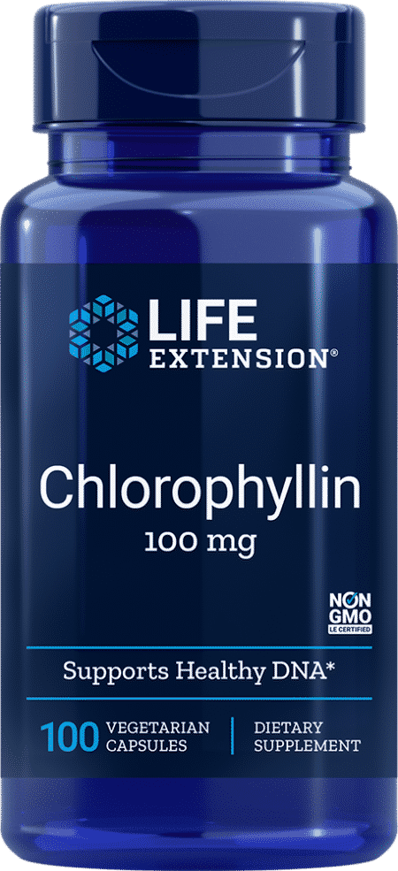 Chlorophyllin, 100 mg, 100 vegetarian capsules 1