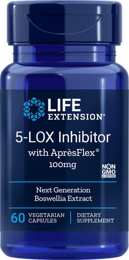 5-LOX Inhibitor w/ AprèsFlex®, 100 mg, 60 VeggieC 1