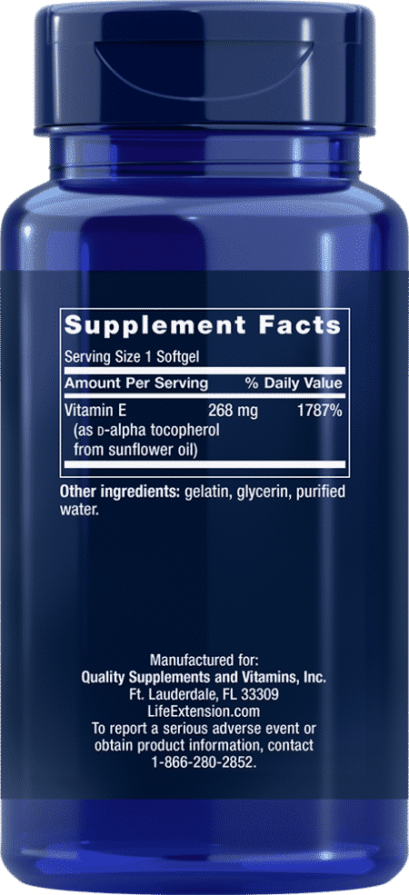Super Vitamin E, 400 IU, 90 softgels 2