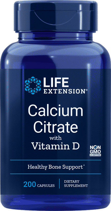 Calcium Citrate with Vitamin D, 200 VeggieC 1