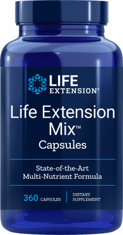 Life Extension Mix - el suplemento multivitamínico más completo